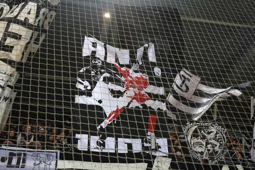 Sturm Graz - GAK
Oesterreichische Fussball Bundesliga, 16. Runde, SK Sturm Graz - Grazer AK, Stadion Liebenau Graz, 07.12.2025. Foto zeigt Fans von Sturm
