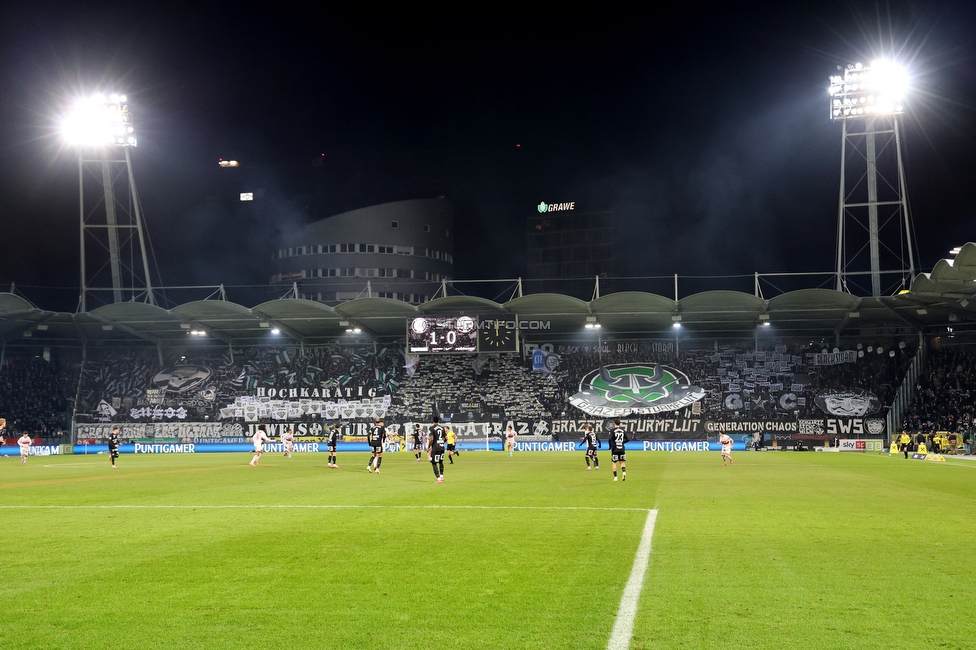 Sturm Graz - GAK
Oesterreichische Fussball Bundesliga, 16. Runde, SK Sturm Graz - Grazer AK, Stadion Liebenau Graz, 07.12.2025. Foto zeigt Fans von Sturm
