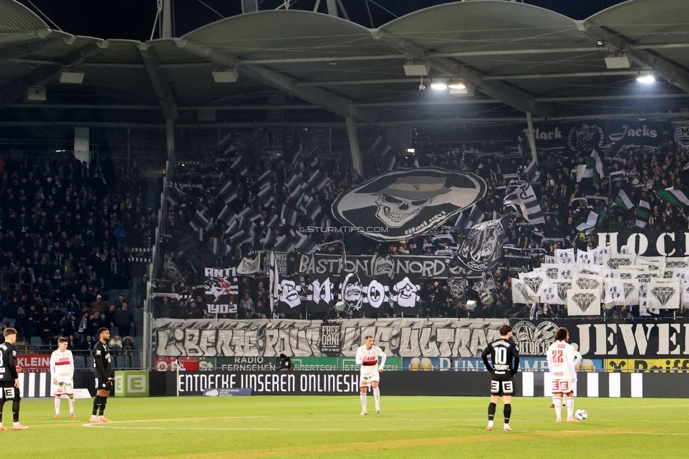 Sturm Graz - GAK
Oesterreichische Fussball Bundesliga, 16. Runde, SK Sturm Graz - Grazer AK, Stadion Liebenau Graz, 07.12.2025. Foto zeigt Fans von Sturm
Schlüsselwörter: bastion tifosi