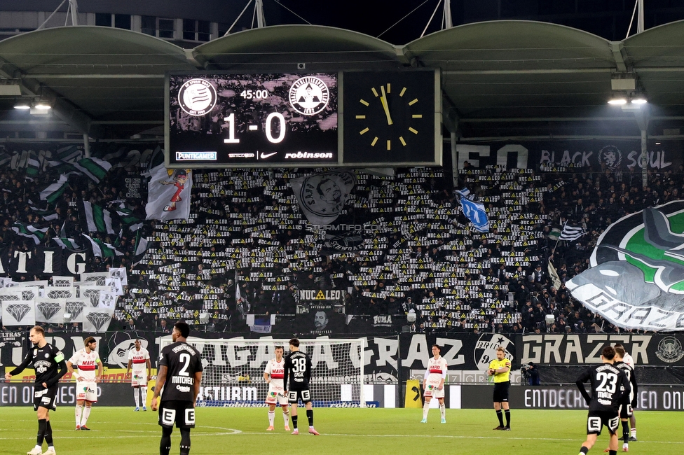 Sturm Graz - GAK
Oesterreichische Fussball Bundesliga, 16. Runde, SK Sturm Graz - Grazer AK, Stadion Liebenau Graz, 07.12.2025. Foto zeigt Fans von Sturm
Schlüsselwörter: brigata