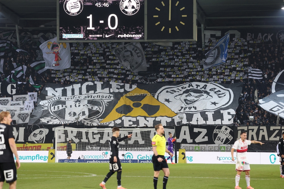 Sturm Graz - GAK
Oesterreichische Fussball Bundesliga, 16. Runde, SK Sturm Graz - Grazer AK, Stadion Liebenau Graz, 07.12.2025. Foto zeigt Fans von Sturm
Schlüsselwörter: brigata