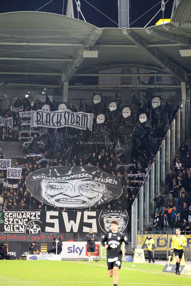Sturm Graz - GAK
Oesterreichische Fussball Bundesliga, 16. Runde, SK Sturm Graz - Grazer AK, Stadion Liebenau Graz, 07.12.2025. Foto zeigt Fans von Sturm
Schlüsselwörter: sws blackstorm
