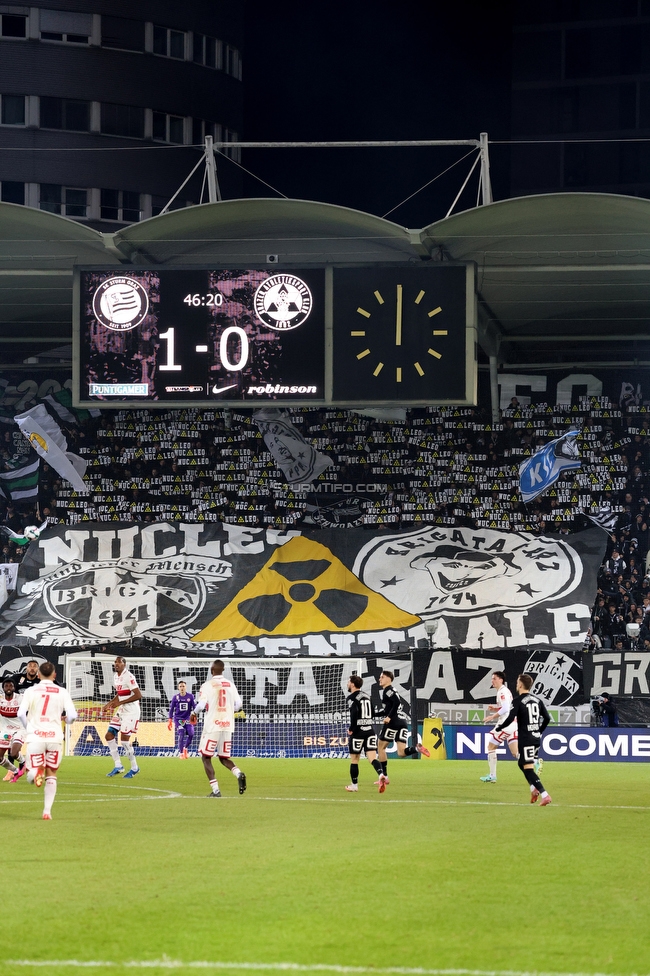 Sturm Graz - GAK
Oesterreichische Fussball Bundesliga, 16. Runde, SK Sturm Graz - Grazer AK, Stadion Liebenau Graz, 07.12.2025. Foto zeigt Fans von Sturm
Schlüsselwörter: brigata