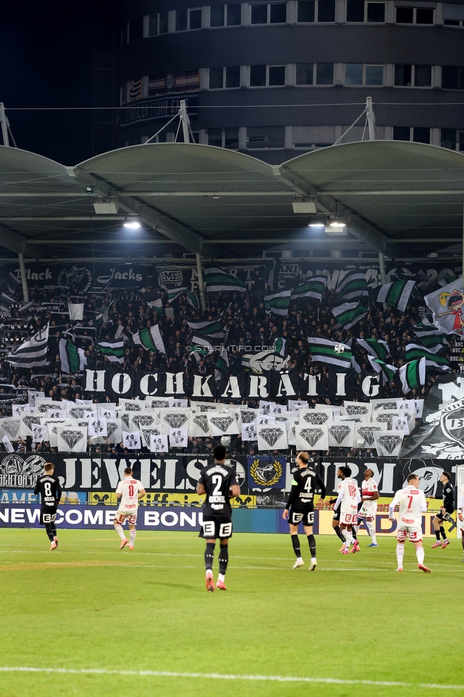 Sturm Graz - GAK
Oesterreichische Fussball Bundesliga, 16. Runde, SK Sturm Graz - Grazer AK, Stadion Liebenau Graz, 07.12.2025. Foto zeigt Fans von Sturm
Schlüsselwörter: jewels