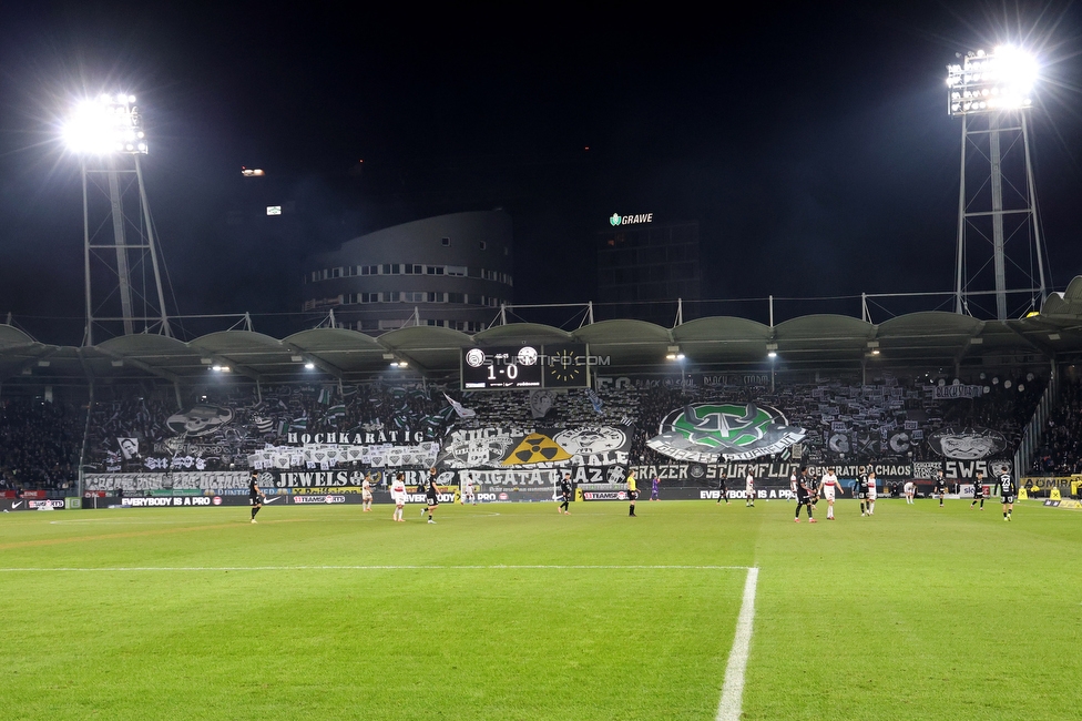 Sturm Graz - GAK
Oesterreichische Fussball Bundesliga, 16. Runde, SK Sturm Graz - Grazer AK, Stadion Liebenau Graz, 07.12.2025. Foto zeigt Fans von Sturm

