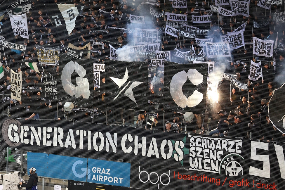 Sturm Graz - GAK
Oesterreichische Fussball Bundesliga, 16. Runde, SK Sturm Graz - Grazer AK, Stadion Liebenau Graz, 07.12.2025. Foto zeigt Fans von Sturm mit einer Choreografie
Schlüsselwörter: generationchaos