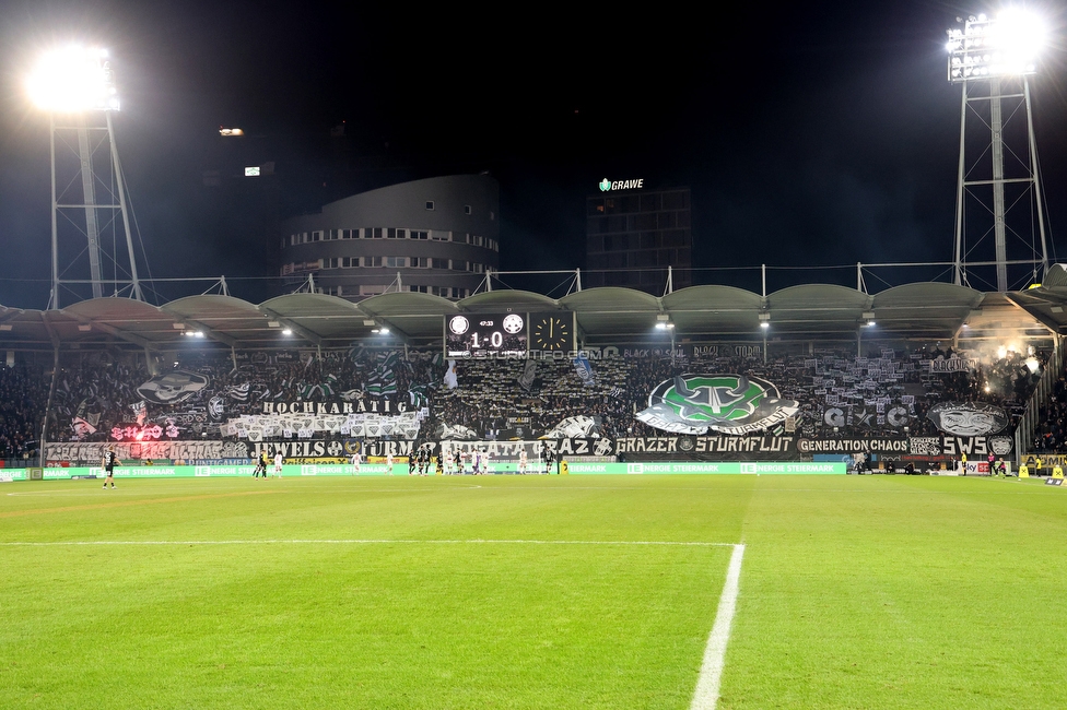 Sturm Graz - GAK
Oesterreichische Fussball Bundesliga, 16. Runde, SK Sturm Graz - Grazer AK, Stadion Liebenau Graz, 07.12.2025. Foto zeigt Fans von Sturm
