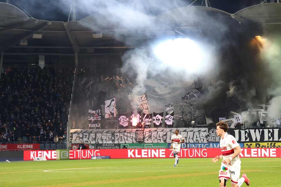 Sturm Graz - GAK
Oesterreichische Fussball Bundesliga, 16. Runde, SK Sturm Graz - Grazer AK, Stadion Liebenau Graz, 07.12.2025. Foto zeigt Fans von Sturm
Schlüsselwörter: bastion tifosi