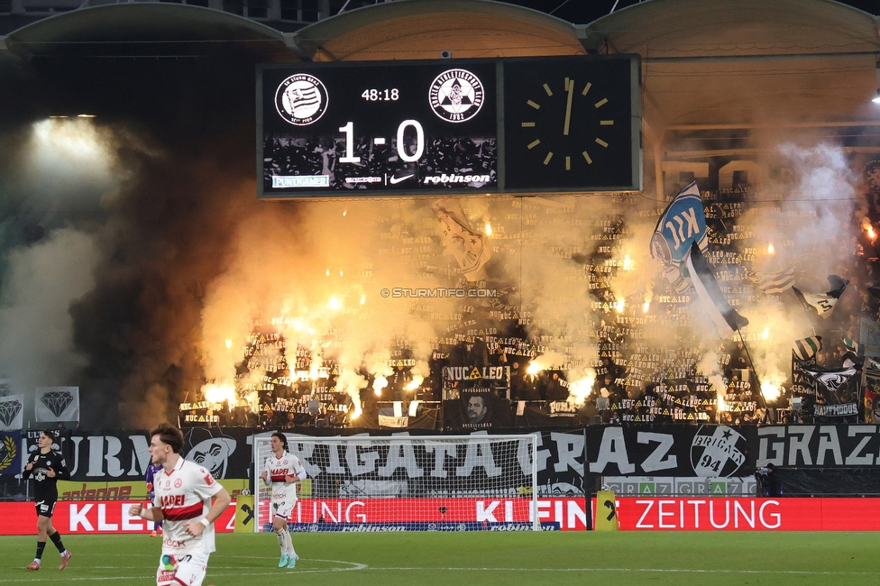 Sturm Graz - GAK
Oesterreichische Fussball Bundesliga, 16. Runde, SK Sturm Graz - Grazer AK, Stadion Liebenau Graz, 07.12.2025. Foto zeigt Fans von Sturm
Schlüsselwörter: brigata