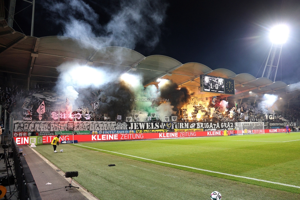 Sturm Graz - GAK
Oesterreichische Fussball Bundesliga, 16. Runde, SK Sturm Graz - Grazer AK, Stadion Liebenau Graz, 07.12.2025. Foto zeigt Fans von Sturm mit einer Choreografie
