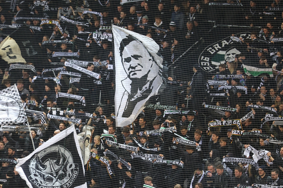 Sturm Graz - GAK
Oesterreichische Fussball Bundesliga, 16. Runde, SK Sturm Graz - Grazer AK, Stadion Liebenau Graz, 07.12.2025. 

Foto zeigt Fans von Sturm
Schlüsselwörter: schals sturmflut