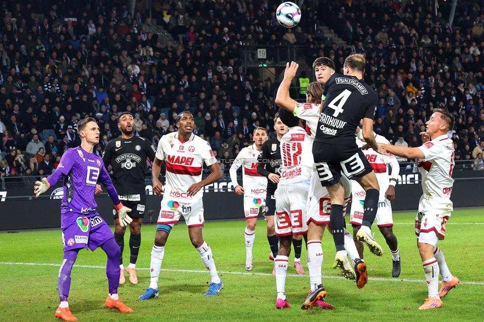 Sturm Graz - GAK
Oesterreichische Fussball Bundesliga, 16. Runde, SK Sturm Graz - Grazer AK, Stadion Liebenau Graz, 07.12.2025. Foto zeigt Jon Gorenc-Stankovic (Sturm)
