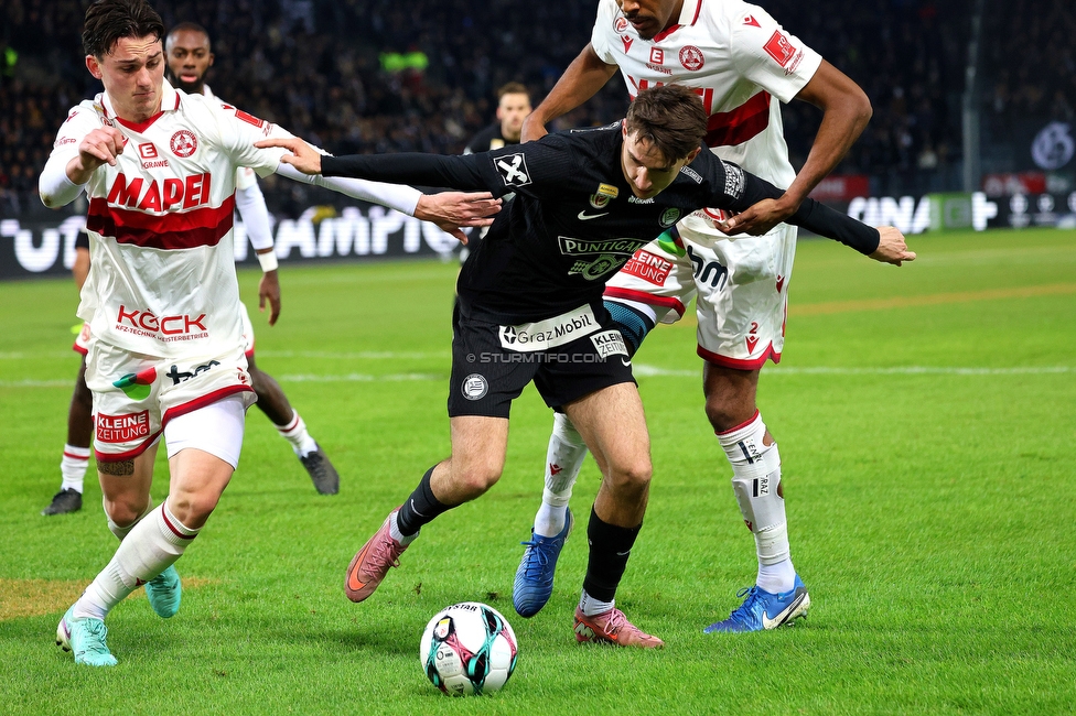 Sturm Graz - GAK
Oesterreichische Fussball Bundesliga, 16. Runde, SK Sturm Graz - Grazer AK, Stadion Liebenau Graz, 07.12.2025. Foto zeigt Leon Grgic (Sturm)
