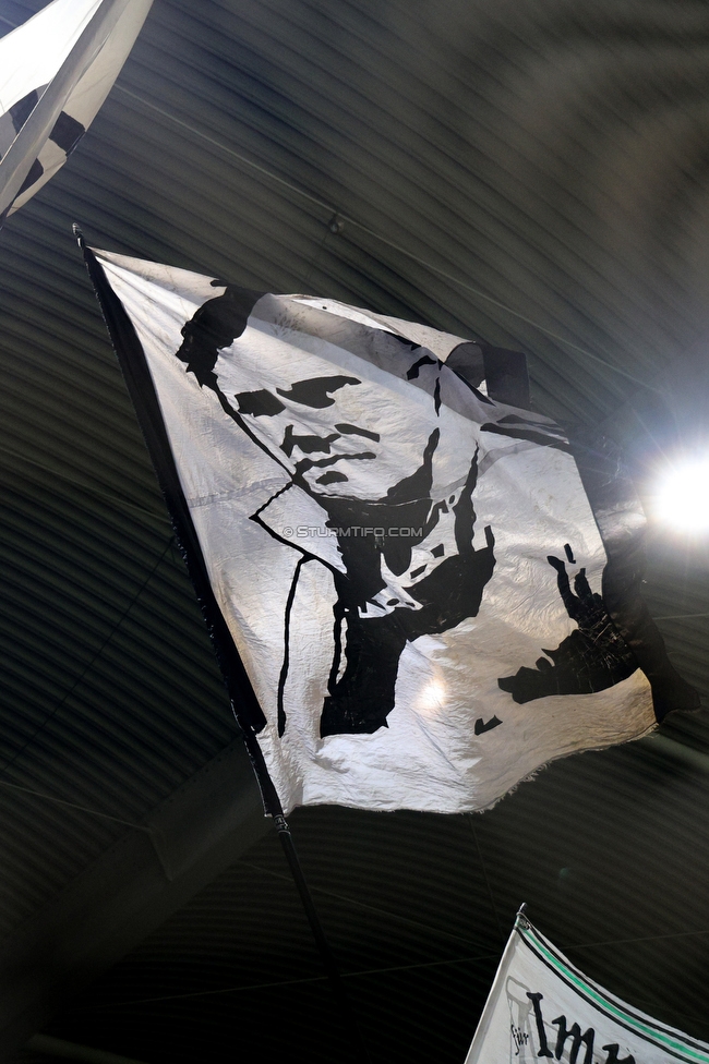 Sturm Graz - Crvena Zvezda
UEFA Europa League Gruppenphase 6. Spieltag, SK Sturm Graz - FK Crvena Zvezda, Stadion Liebenau Graz, 11.12.2025. Foto zeigt Fans von Sturm
