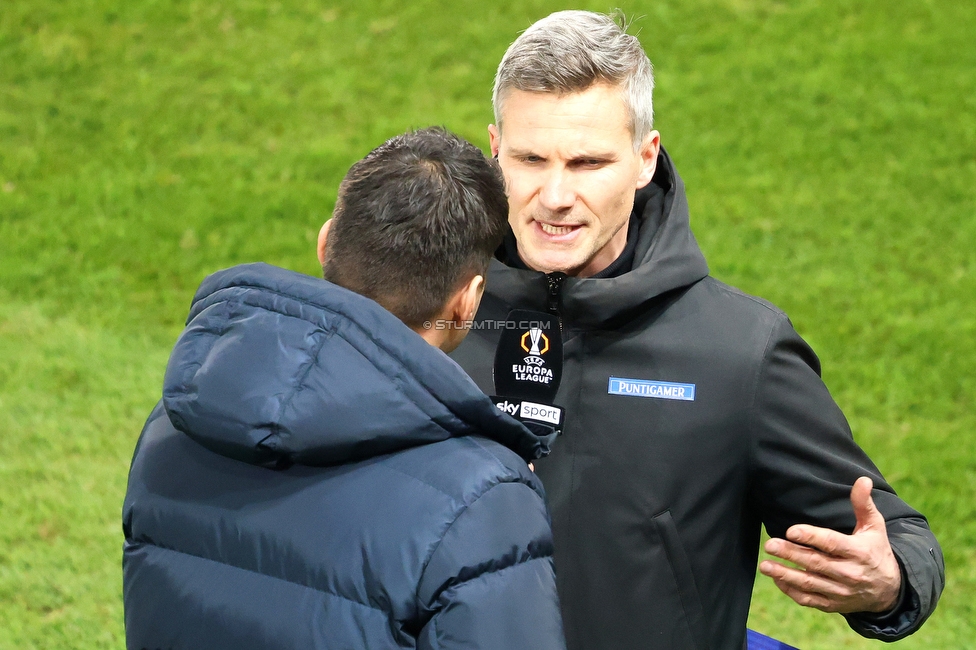 Sturm Graz - Crvena Zvezda
UEFA Europa League Gruppenphase 6. Spieltag, SK Sturm Graz - FK Crvena Zvezda, Stadion Liebenau Graz, 11.12.2025. 

Foto zeigt Michael Parensen (Geschaeftsfuehrer Sport Sturm)
