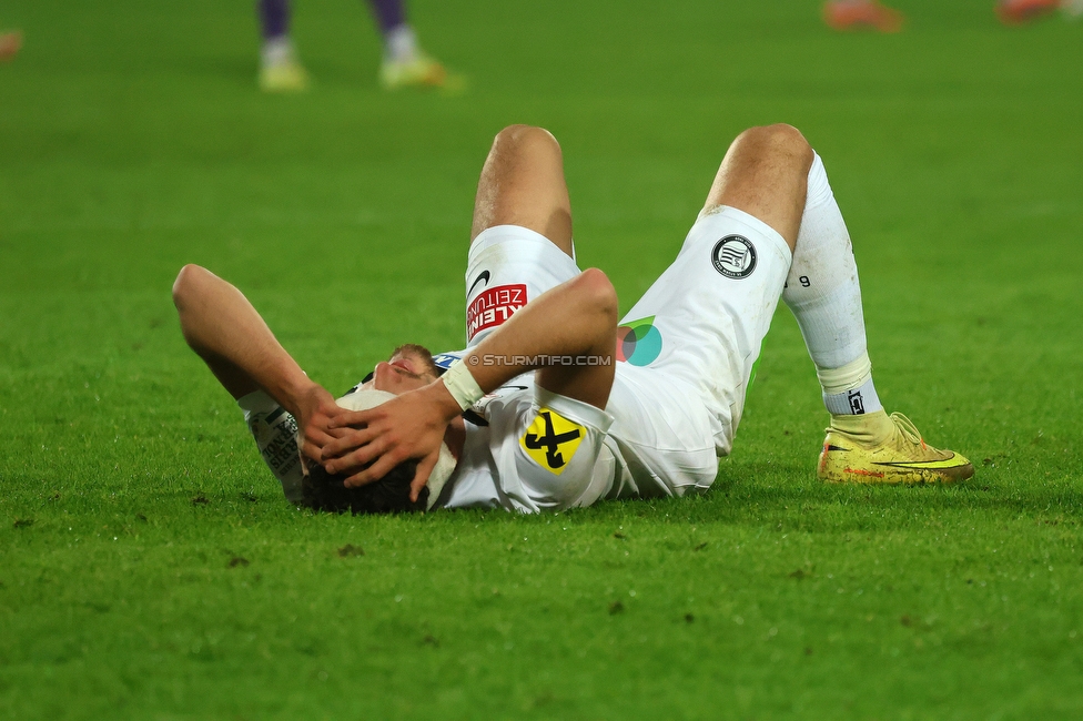 Austria Wien - Sturm Graz
Oesterreichische Fussball Bundesliga, 17. Runde, FK Austria Wien - SK Sturm Graz, Franz Horr Stadion Wien, 14.12.2025. 

Foto zeigt Emir Karic (Sturm)
