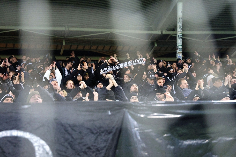 Sturm Graz - Brann Bergen
UEFA Europa League Gruppenphase 8. Spieltag, SK Sturm Graz - SK Brann Bergen, Stadion Liebenau Graz, 29.01.2026. Foto zeigt Fans von Sturm
