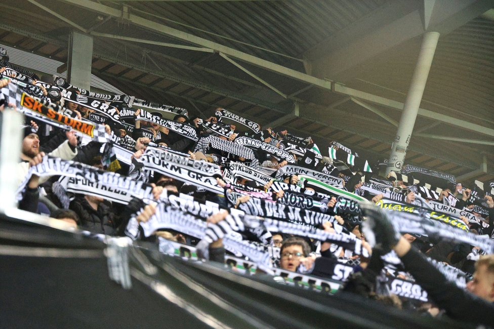 Sturm Graz - Brann Bergen
UEFA Europa League Gruppenphase 8. Spieltag, SK Sturm Graz - SK Brann Bergen, Stadion Liebenau Graz, 29.01.2026. Foto zeigt Fans von Sturm
