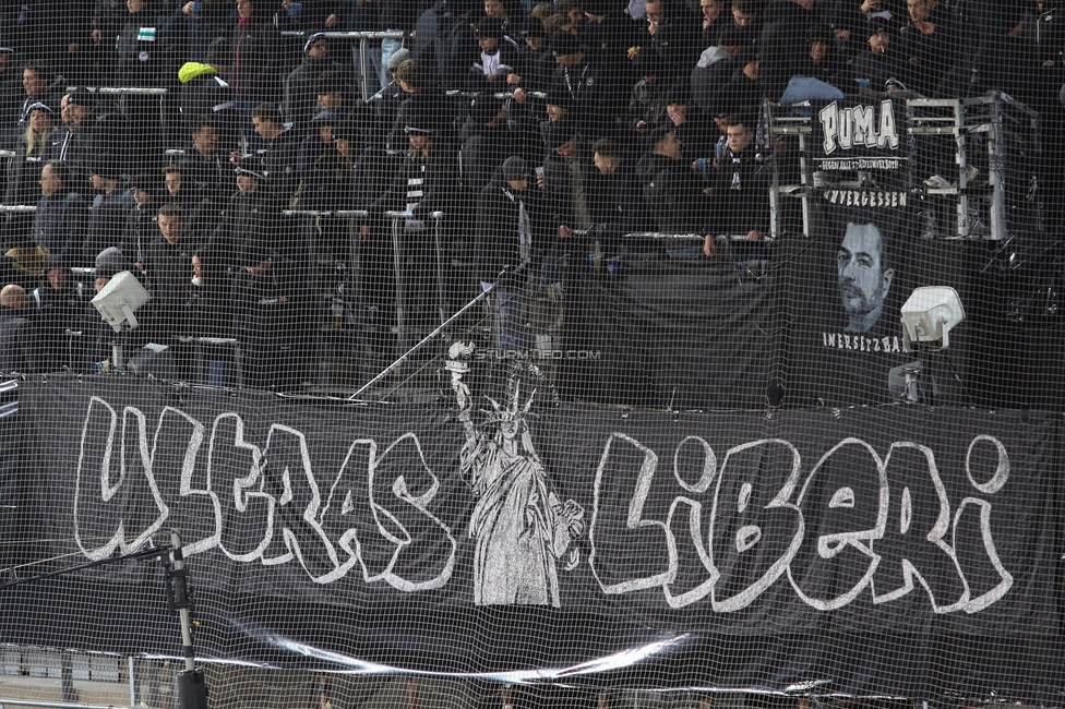 Sturm Graz - Brann Bergen
UEFA Europa League Gruppenphase 8. Spieltag, SK Sturm Graz - SK Brann Bergen, Stadion Liebenau Graz, 29.01.2026. Foto zeigt Fans von Sturm
