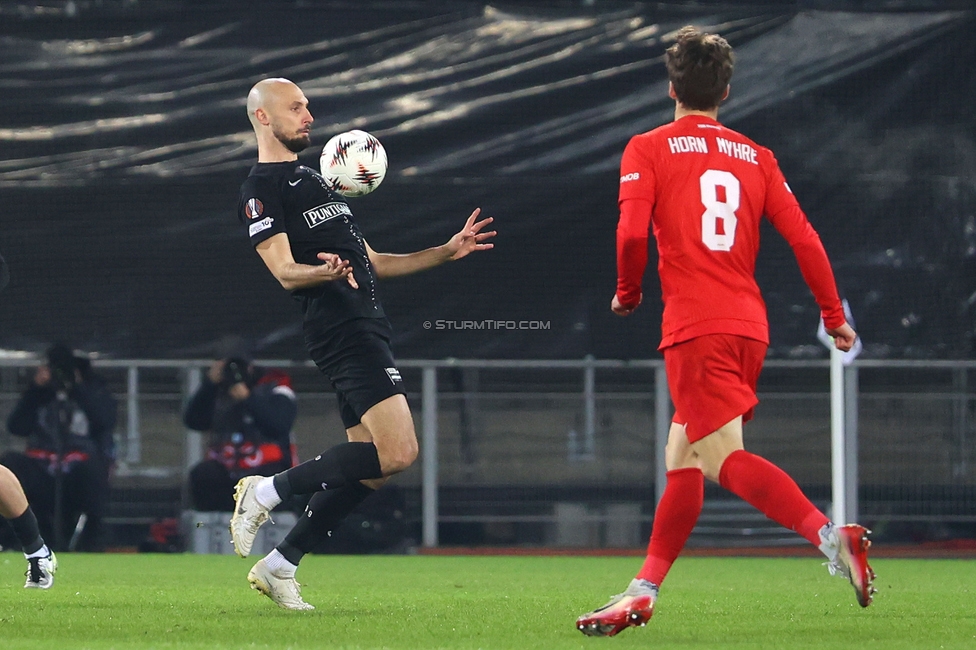 Sturm Graz - Brann Bergen
UEFA Europa League Gruppenphase 8. Spieltag, SK Sturm Graz - SK Brann Bergen, Stadion Liebenau Graz, 29.01.2026. Foto zeigt Jon Gorenc-Stankovic (Sturm)
