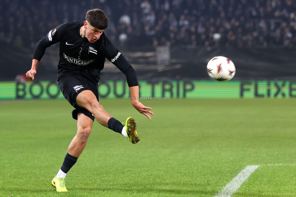 Sturm Graz - Brann Bergen
UEFA Europa League Gruppenphase 8. Spieltag, SK Sturm Graz - SK Brann Bergen, Stadion Liebenau Graz, 29.01.2026. Foto zeigt Arjan Malic (Sturm)
