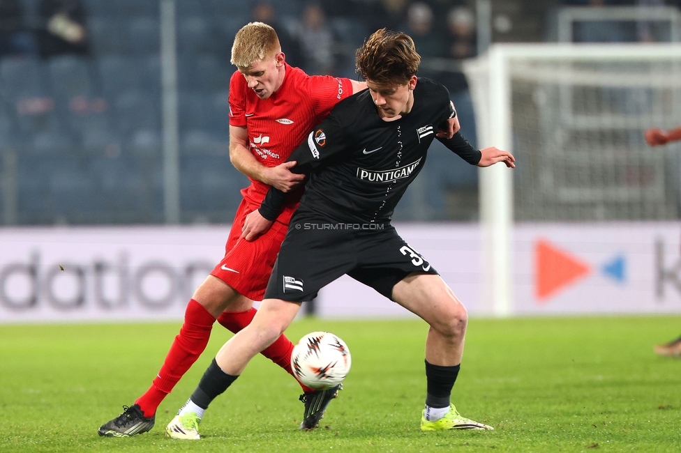 Sturm Graz - Brann Bergen
UEFA Europa League Gruppenphase 8. Spieltag, SK Sturm Graz - SK Brann Bergen, Stadion Liebenau Graz, 29.01.2026. Foto zeigt

