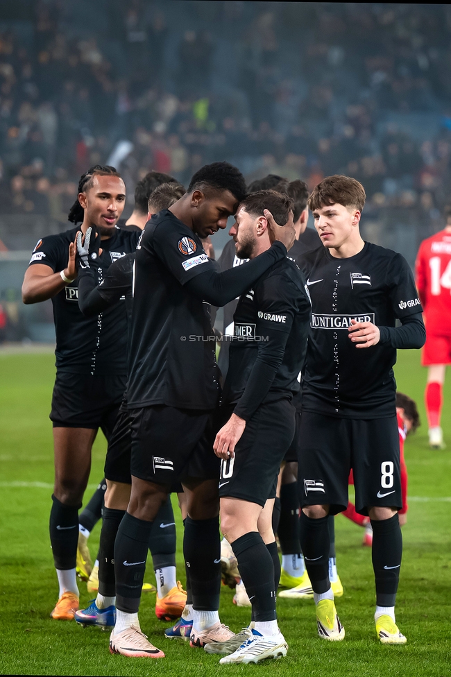 Sturm Graz - Brann Bergen
UEFA Europa League Gruppenphase 8. Spieltag, SK Sturm Graz - SK Brann Bergen, Stadion Liebenau Graz, 29.01.2026. Foto zeigt Otar Kiteishvili (Sturm)
