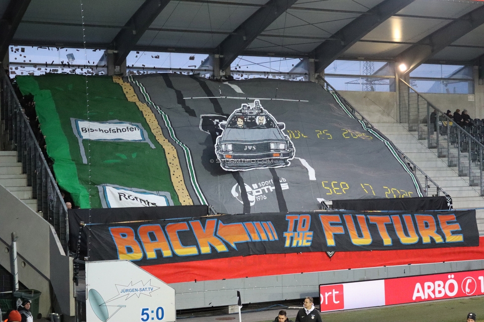 Altach - Sturm Graz
OEFB Cup, Viertelfinale, SC Rheindorf Altach - SK Sturm Graz, Stadion Schnabelholz Altach, 01.02.2026. Foto zeigt Fans von Sturm mit einer Choreografie
Schlüsselwörter: jewels