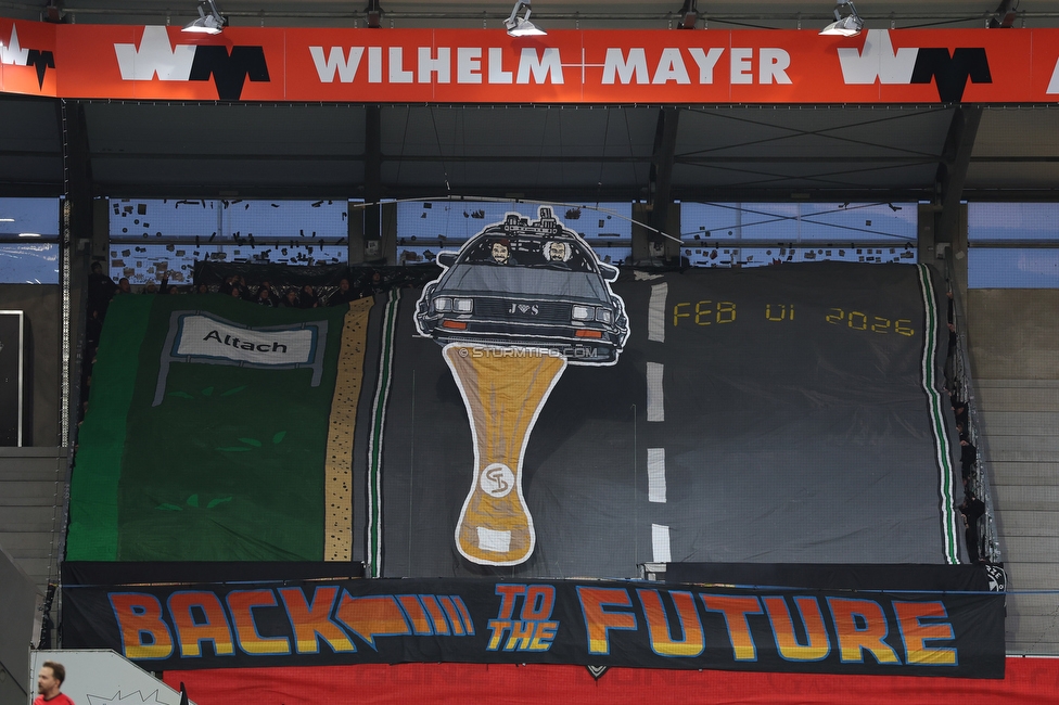 Altach - Sturm Graz
OEFB Cup, Viertelfinale, SC Rheindorf Altach - SK Sturm Graz, Stadion Schnabelholz Altach, 01.02.2026. Foto zeigt Fans von Sturm mit einer Choreografie
Schlüsselwörter: jewels