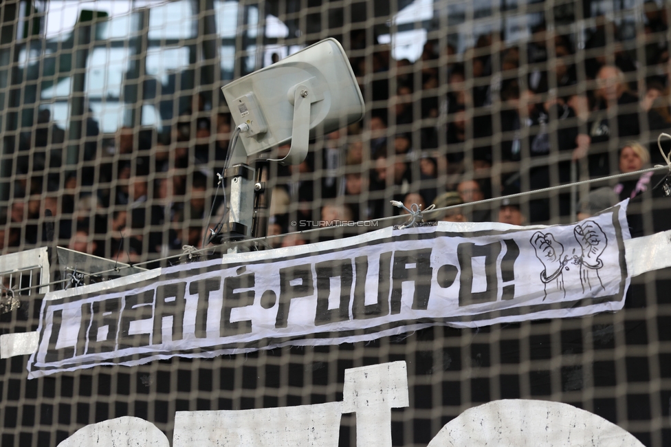 Sturm Graz - Ried
Oesterreichische Fussball Bundesliga, 18. Runde, SK Sturm Graz - SV Ried, Stadion Liebenau Graz, 08.02.2026. Foto zeigt Fans von Sturm
