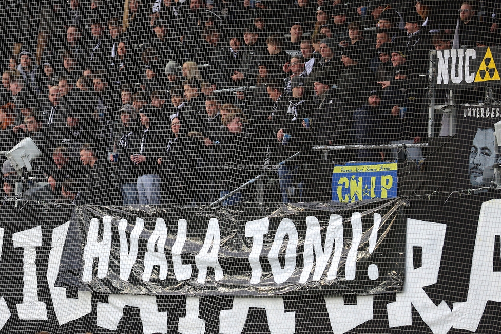Sturm Graz - Ried
Oesterreichische Fussball Bundesliga, 18. Runde, SK Sturm Graz - SV Ried, Stadion Liebenau Graz, 08.02.2026. Foto zeigt Fans von Sturm
