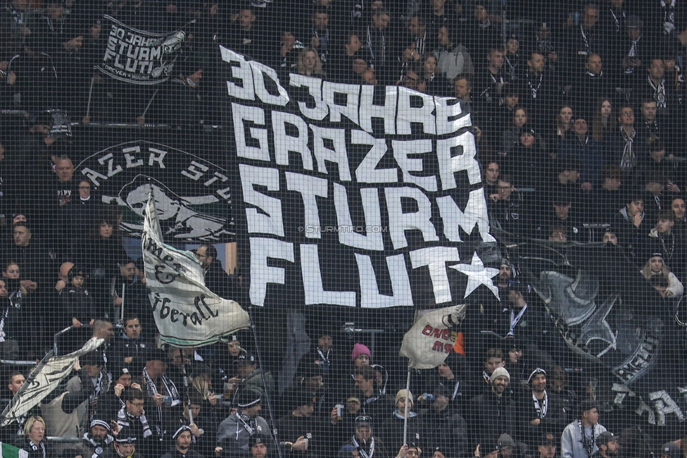 Sturm Graz - Ried
Oesterreichische Fussball Bundesliga, 18. Runde, SK Sturm Graz - SV Ried, Stadion Liebenau Graz, 08.02.2026. Foto zeigt Fans von Sturm
