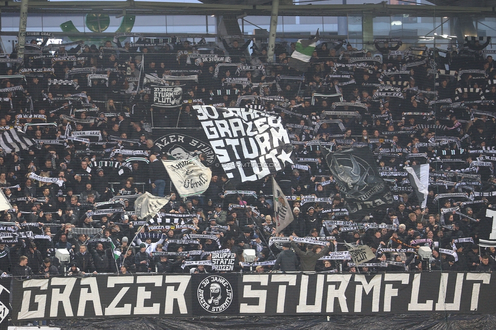 Sturm Graz - Ried
Oesterreichische Fussball Bundesliga, 18. Runde, SK Sturm Graz - SV Ried, Stadion Liebenau Graz, 08.02.2026. Foto zeigt Fans von Sturm
