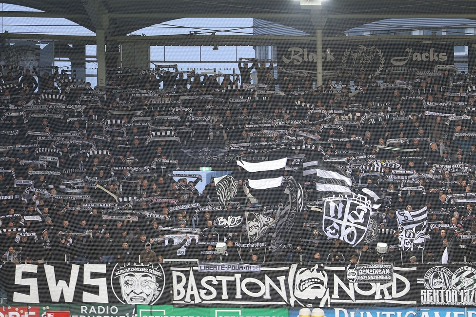 Sturm Graz - Ried
Oesterreichische Fussball Bundesliga, 18. Runde, SK Sturm Graz - SV Ried, Stadion Liebenau Graz, 08.02.2026. Foto zeigt Fans von Sturm
