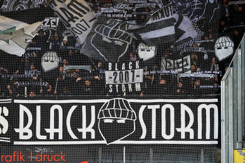 Sturm Graz - Ried
Oesterreichische Fussball Bundesliga, 18. Runde, SK Sturm Graz - SV Ried, Stadion Liebenau Graz, 08.02.2026. Foto zeigt Fans von Sturm
