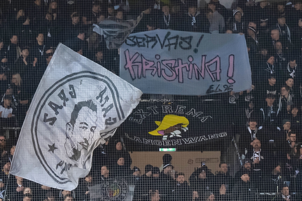Sturm Graz - Ried
Oesterreichische Fussball Bundesliga, 18. Runde, SK Sturm Graz - SV Ried, Stadion Liebenau Graz, 08.02.2026. Foto zeigt Fans von Sturm
