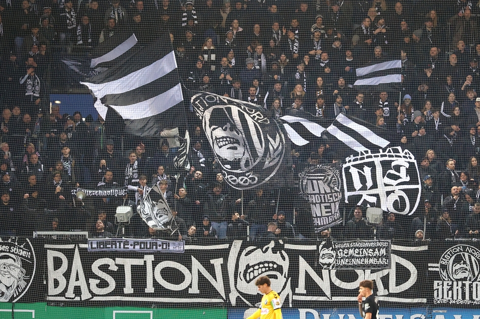 Sturm Graz - Ried
Oesterreichische Fussball Bundesliga, 18. Runde, SK Sturm Graz - SV Ried, Stadion Liebenau Graz, 08.02.2026. Foto zeigt Fans von Sturm
