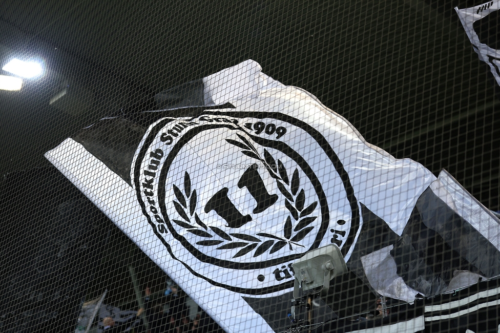 Sturm Graz - Ried
Oesterreichische Fussball Bundesliga, 18. Runde, SK Sturm Graz - SV Ried, Stadion Liebenau Graz, 08.02.2026. Foto zeigt Fans von Sturm
