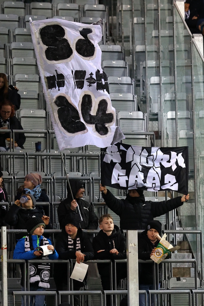 Sturm Graz - Ried
Oesterreichische Fussball Bundesliga, 18. Runde, SK Sturm Graz - SV Ried, Stadion Liebenau Graz, 08.02.2026. Foto zeigt Fans von Sturm
