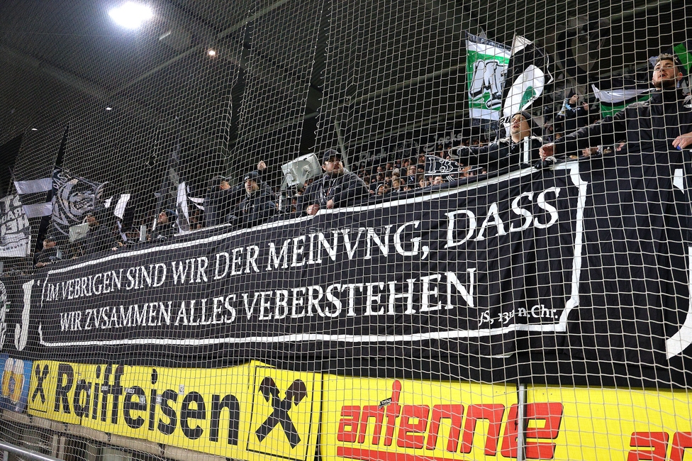Sturm Graz - Ried
Oesterreichische Fussball Bundesliga, 18. Runde, SK Sturm Graz - SV Ried, Stadion Liebenau Graz, 08.02.2026. Foto zeigt Fans von Sturm
