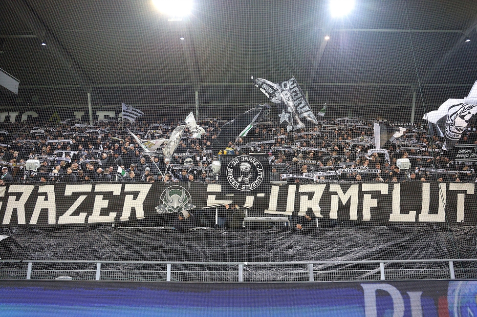 Sturm Graz - Ried
Oesterreichische Fussball Bundesliga, 18. Runde, SK Sturm Graz - SV Ried, Stadion Liebenau Graz, 08.02.2026. Foto zeigt Fans von Sturm
