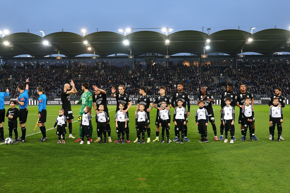 Sturm Graz - Ried
Oesterreichische Fussball Bundesliga, 18. Runde, SK Sturm Graz - SV Ried, Stadion Liebenau Graz, 08.02.2026. Foto zeigt die Mannschaft von Sturm
