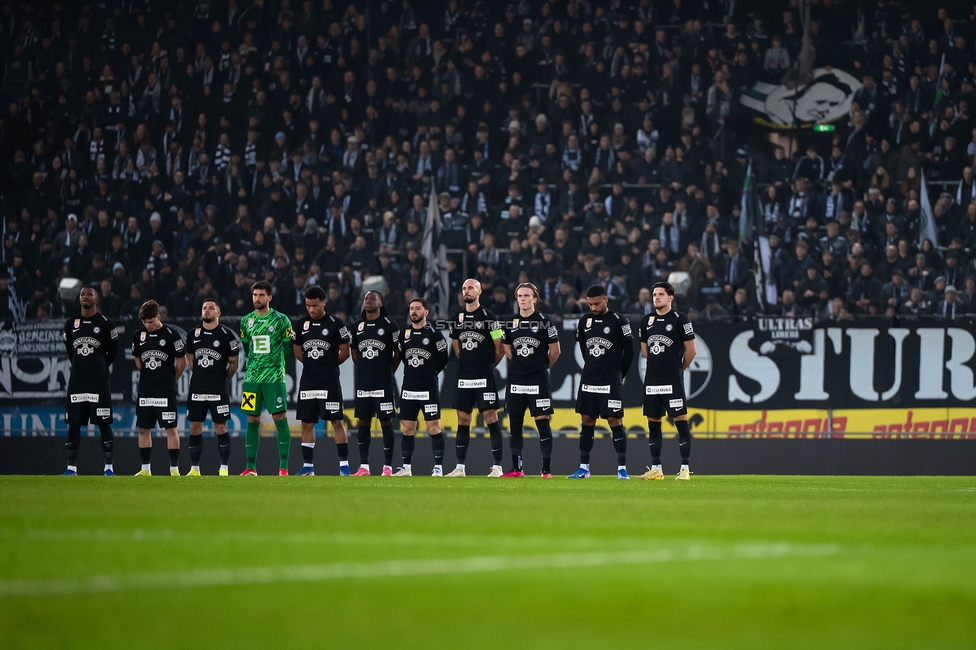 Sturm Graz - Ried
Oesterreichische Fussball Bundesliga, 18. Runde, SK Sturm Graz - SV Ried, Stadion Liebenau Graz, 08.02.2026. Foto zeigt die Mannschaft von Sturm
