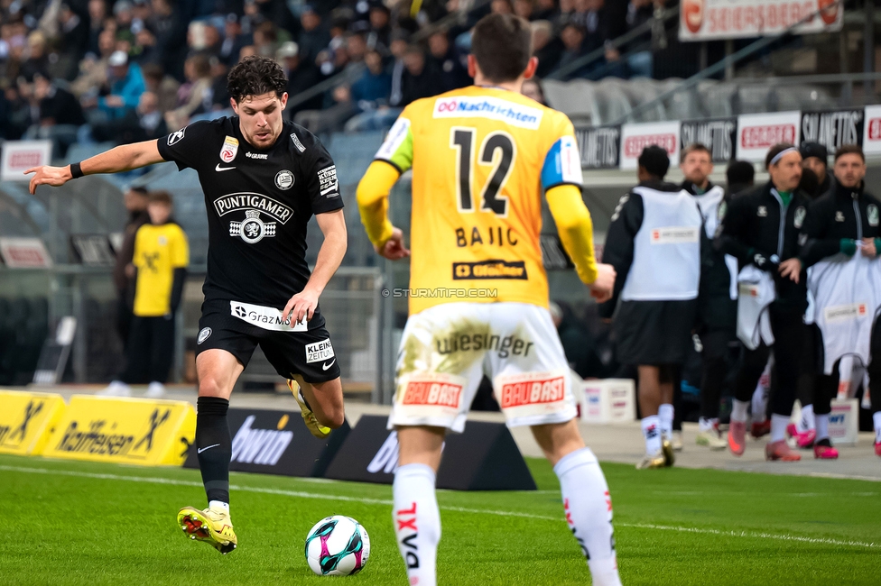 Sturm Graz - Ried
Oesterreichische Fussball Bundesliga, 18. Runde, SK Sturm Graz - SV Ried, Stadion Liebenau Graz, 08.02.2026. Foto zeigt Emir Karic (Sturm)
