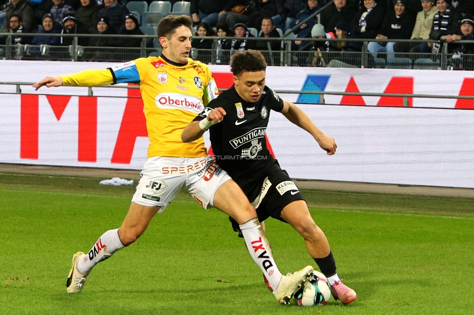 Sturm Graz - Ried
Oesterreichische Fussball Bundesliga, 18. Runde, SK Sturm Graz - SV Ried, Stadion Liebenau Graz, 08.02.2026. Foto zeigt Jacob Peter Hoedl (Sturm)
