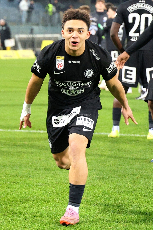Sturm Graz - Ried
Oesterreichische Fussball Bundesliga, 18. Runde, SK Sturm Graz - SV Ried, Stadion Liebenau Graz, 08.02.2026. Foto zeigt Jacob Peter Hoedl (Sturm)
