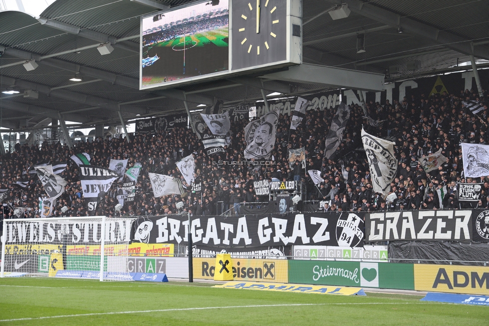 Sturm Graz - BW Linz
Oesterreichische Fussball Bundesliga, 20. Runde, SK Sturm Graz - FC Blau-Weiss Linz, Stadion Liebenau Graz, 22.02.2026. 

Foto zeigt Fans von Sturm
