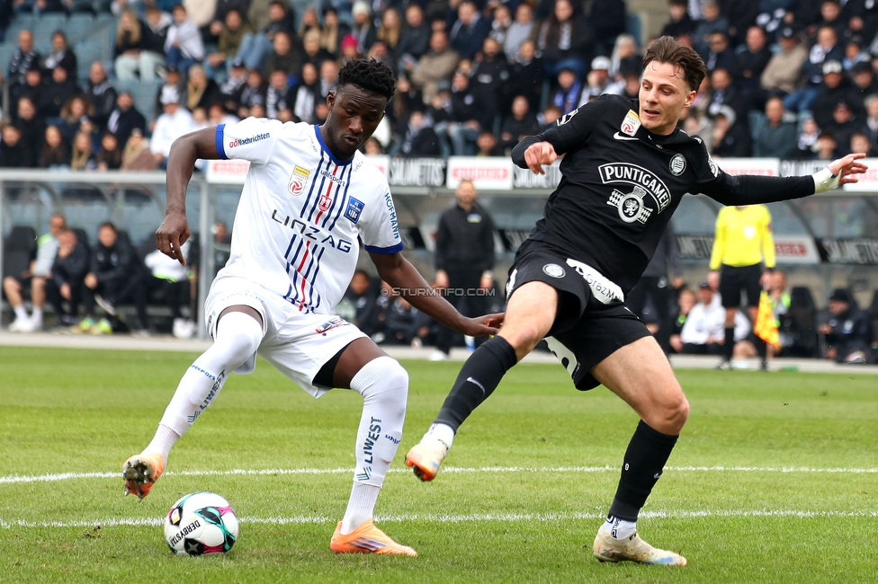 Sturm Graz - BW Linz
Oesterreichische Fussball Bundesliga, 20. Runde, SK Sturm Graz - Blau-Weiss Linz, Stadion Liebenau Graz, 22.02.2026. 

Foto zeigt Belmin Beganovic (Sturm)
