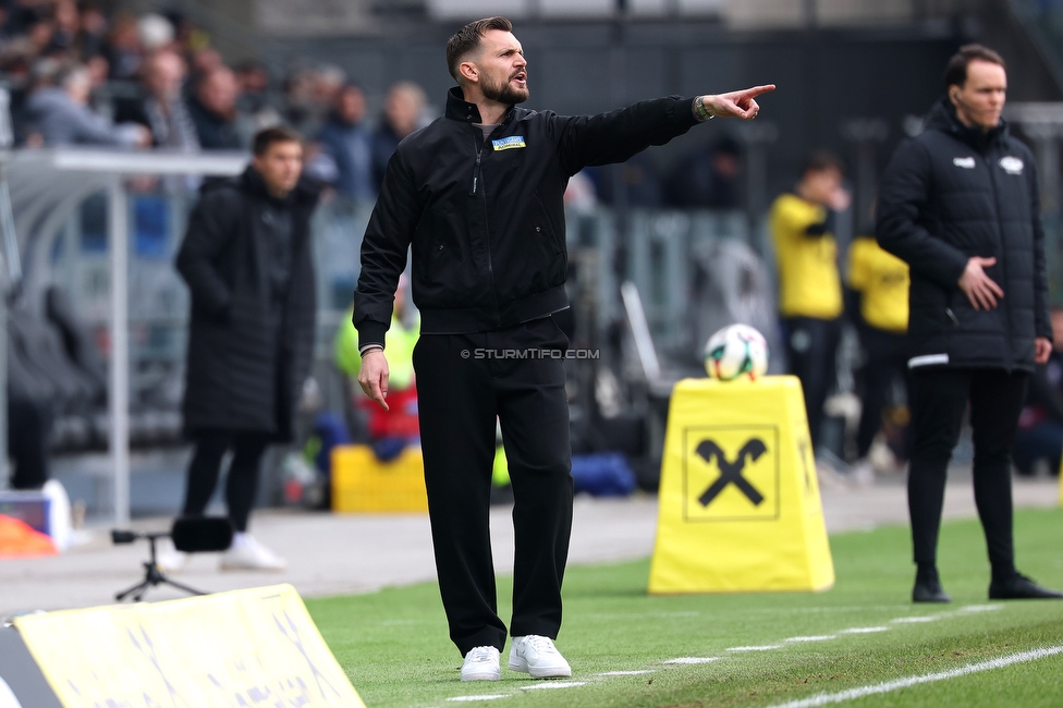 Sturm Graz - BW Linz
Oesterreichische Fussball Bundesliga, 20. Runde, SK Sturm Graz - FC Blau-Weiss Linz, Stadion Liebenau Graz, 22.02.2026. 

Foto zeigt Fabio Ingolitsch (Cheftrainer Sturm)
