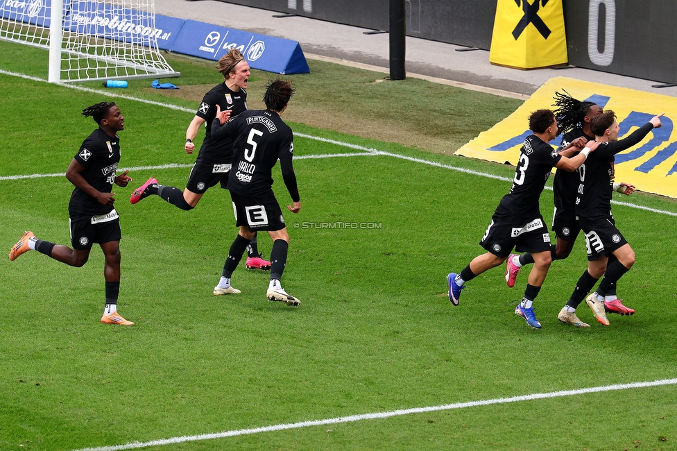 Sturm Graz - BW Linz
Oesterreichische Fussball Bundesliga, 20. Runde, SK Sturm Graz - FC Blau-Weiss Linz, Stadion Liebenau Graz, 22.02.2026. 

Foto zeigt Belmin Beganovic (Sturm)
Schlüsselwörter: elfer tor